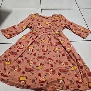 Emma and Elsa fall 3T dress